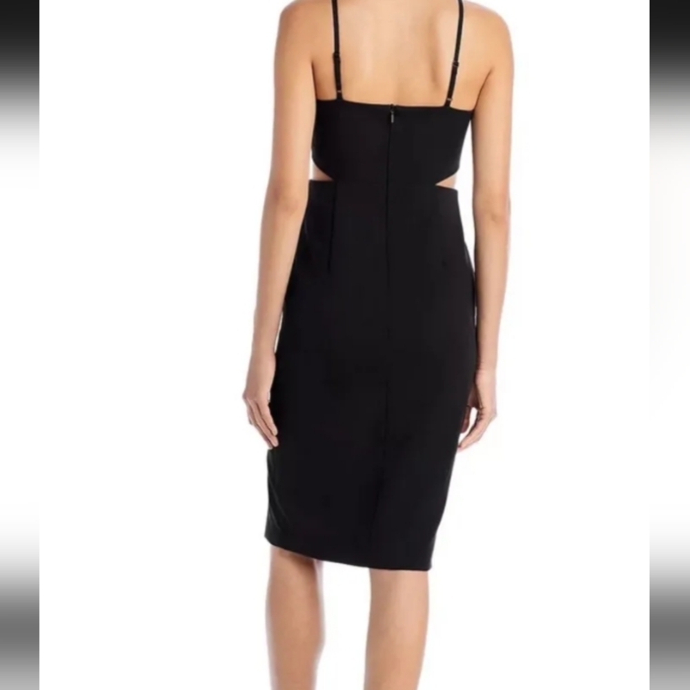 French Connection NWT Whisper Cut-Out Midi Dress Size 12 - Picture 4 of 7